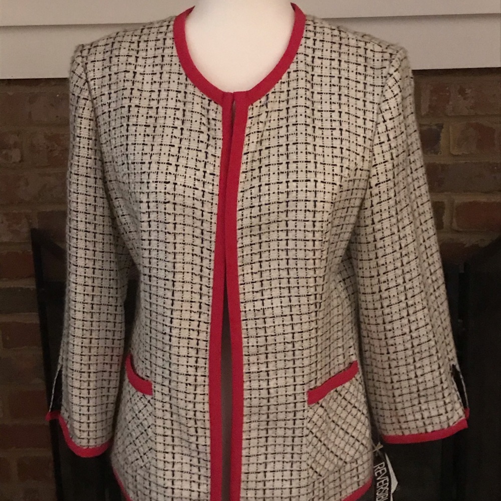Beautiful black, pink and white jacket